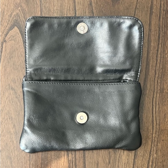 EUC Leather Belt Bag with Black Heart & Purple Wings - Picture 6 of 6